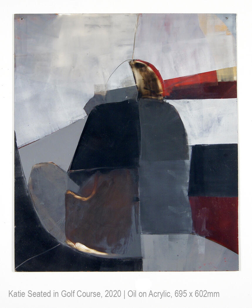 Katie Seated in Golf Course